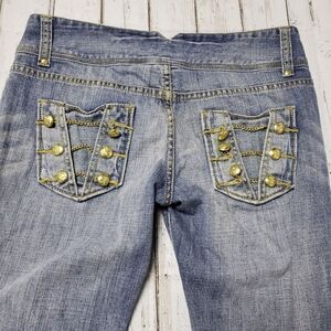 G-UNIT y2k low  rise Jeans bling unusual pockets. SO CUTE!